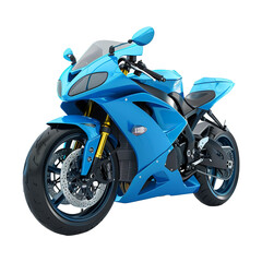 Motorbike on transparent background
