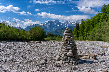 Landschaft am Tauglgries in  Bad Vingau, Österreich