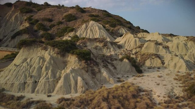 Basilicata. Aerial Perspectives of the Calanchi Landscape