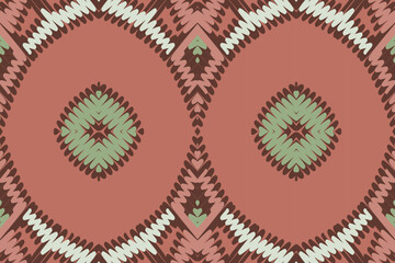 Ethnic abstract beautiful art. Ikat seamless pattern in tribal, folk embroidery, Mexican style. Aztec geometric art ornament print. Design for carpet, wallpaper, clothing, wrapping, fabric.