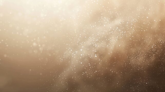 Beige bronze powder grain gradient background Soft noise texture Poster background banner design to replicate space