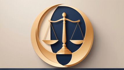 Justice logo tribunal huissier IA 8