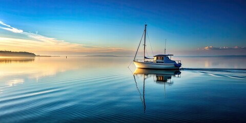 Boat sailing on calm water, boat, water, peaceful, travel, relaxation, nautical, vacation, adventure, ocean, sea
