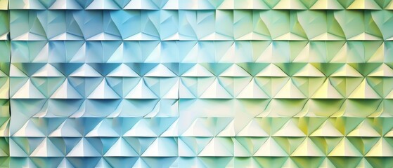 seamless pattern, Colorful geometric pattern with a gradient effect, featuring repeating triangular shapes for a modern, abstract background.