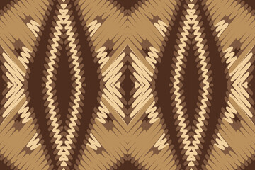 Ethnic abstract beautiful art. Ikat seamless pattern in tribal, folk embroidery, Mexican style. Aztec geometric art ornament print. Design for carpet, wallpaper, clothing, wrapping, fabric.