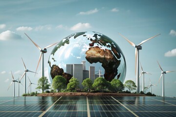  net zero Carbon neutral concepts for net zero emissions, environmental, social and governance goals. Long-term, climate-neutral