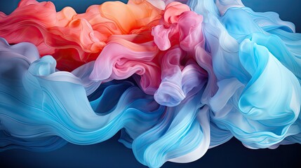 Abstract Swirling Colors.