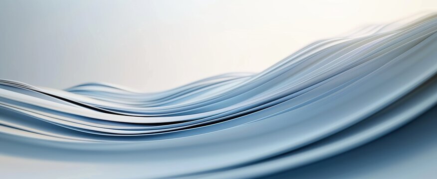 Abstract blue waves background flowing in a seamless loop