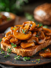 Mushrooms Toast