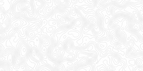 Lines map seamless topographic contour lines vector pattern. Geographic map and topographic contours map background. Vector illustration. White wave paper reliefs.	
