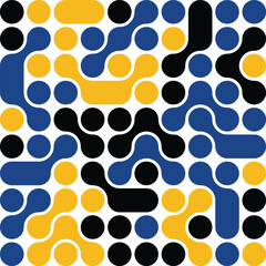 Metaball Connect Dot Set. Vector Circle Shapes. Abstract Geometric Dots. Morphing Blob Elements for for Patterns, Stickers , Badges, Posters, Web Design