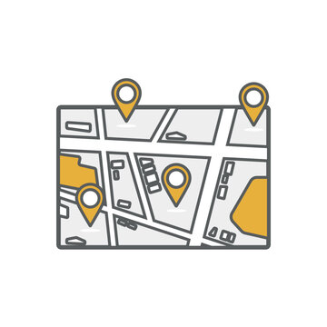 recommend clip art: 地図 マップピン