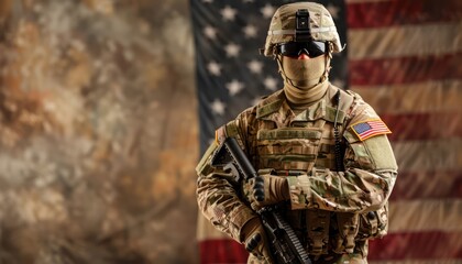 Obraz premium Honoring Our Military Heroes A Salute to Courage, Sacrifice, and Service, Dignified and Respectful Graphics for Veterans Day, Memorial Day, and Year-Round Appreciation