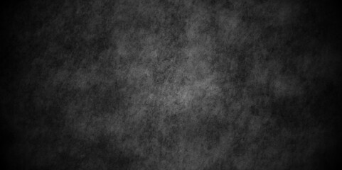 Distressed rough black grunge cracked wall slate texture. Chalk board and Black board grunge backdrop background. Wall grunge backdrop rough background dark black and stone.