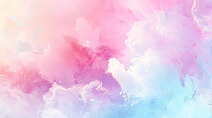 Fototapeta premium Faint pastel background with barelythere pink and blue hues, creating a soft and ethereal atmosphere, perfect for delicate branding and serene visuals Generative AI illustrator