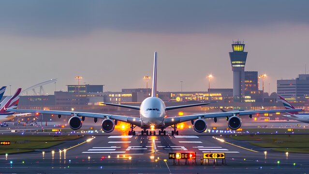 Airbus a380 in action
