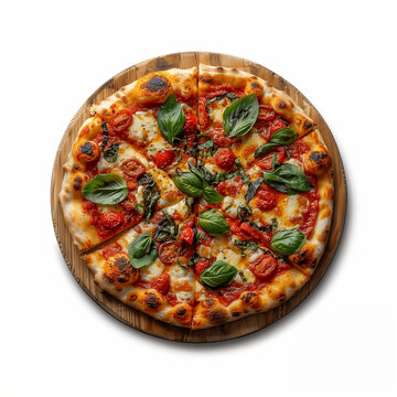 Authentische Neapolitanische Pizza mit frischen Zutaten