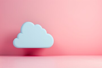 DevOps practices with cloud computing in a minimalist style, captured from an eye level angle with a rule of thirds composition and a depth of field effect, illuminated by soft light, featuring a
