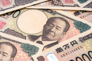 一万円札のアップ
