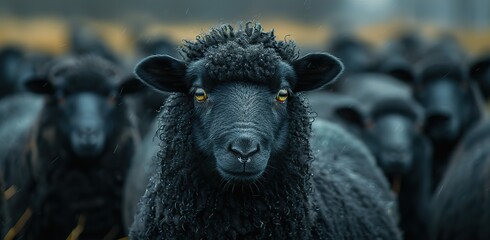 The outcast among the flock was the black sheep.