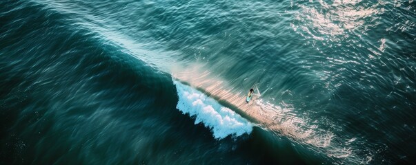Surfing. Riding the wave