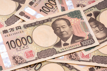 一万円札のアップ
