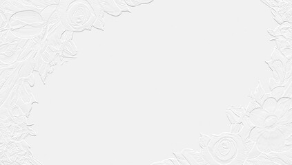 embossed image of flowers