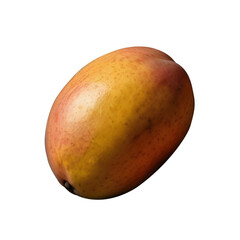 Fresh mango fruit isolated on transparent background, fresh fruit