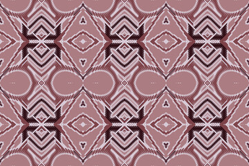 Ethnic abstract beautiful art. Ikat seamless pattern in tribal, folk embroidery, Mexican style. Aztec geometric art ornament print. Design for carpet, wallpaper, clothing, wrapping, fabric.