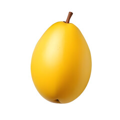 Fresh mango fruit isolated on transparent background, fresh fruit