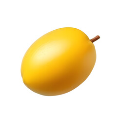 Fresh mango fruit isolated on transparent background, fresh fruit