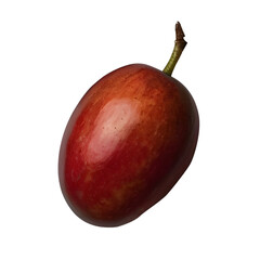 Fresh mango fruit isolated on transparent background, fresh fruit