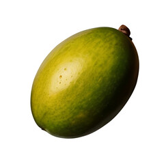Fresh mango fruit isolated on transparent background, fresh fruit