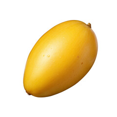 Fresh mango fruit isolated on transparent background, fresh fruit
