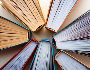 Obraz premium Book Pages Unfolding a Captivating Story