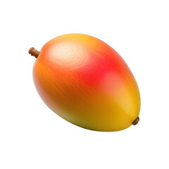 Fresh mango fruit isolated on transparent background, fresh fruit