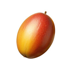 Fresh mango fruit isolated on transparent background, fresh fruit