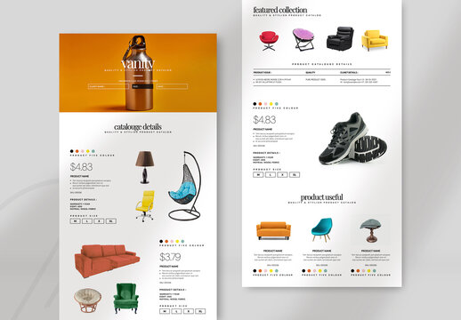 Product Newsletter Template