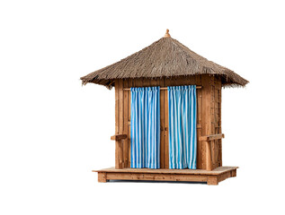 Cabana isolated on white background