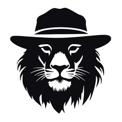 Lion   mascot  logo