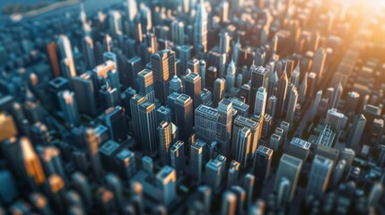 Obraz premium Learn about the future of smart cities and how businesses will innovate in urban planning, infrastructure, and connected living environments.