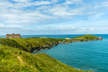 Ein entspannter Strandtag vor der Bucht von St Ives im wunderschönen Cornwall - Vereinigtes...