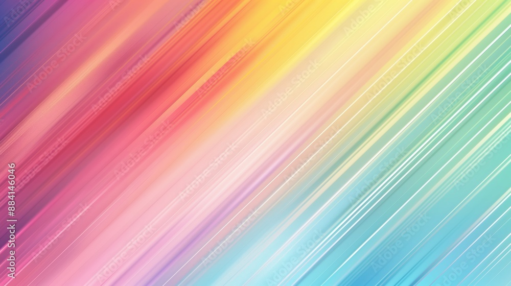 Poster this colorful abstract background illustration features gradient lines