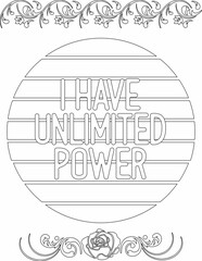 Printable motivational coloring page for kids and adults with inspirational saying for self love and self care. it helps to struggle against life to enjoy the tough journey
