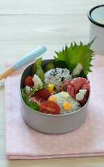 Cute and delicious looking bento for kids