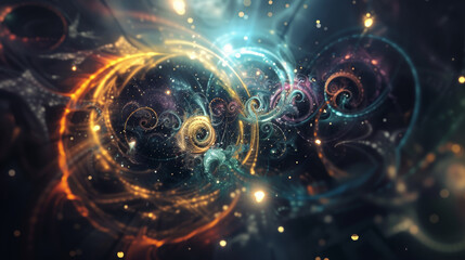 Obraz premium Visualizing Magnetism. Generative AI