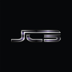 Letter JCB Metallic Modern Geometric Business Technology Icon Design Template Logo