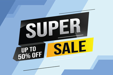 super sale poster banner graphic design icon logo sign symbol social media website coupon

