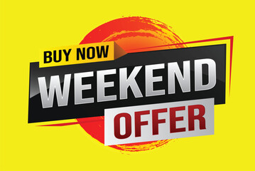 Buy now weekend Special sale tag. Banner design template for marketing. Special offer promotion retail. background banner modern graphic design for advertising store shop, online store, website

