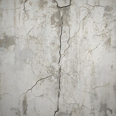 Obraz premium Texture of a grungy white concrete wall as a background or wallpaper Gerenative AI